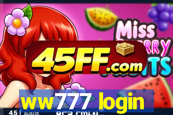 ww777 login